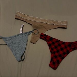 3 pcs Victoria's Secret Panties
